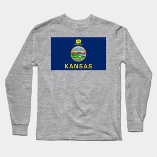 Flag of Kansas Long Sleeve T-Shirt